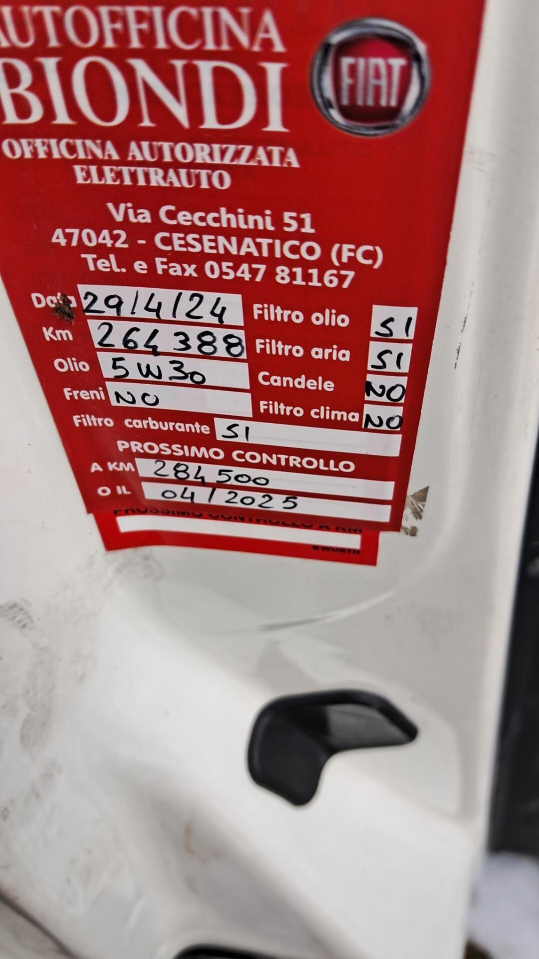 Fiat Doblo Doblò 1.3 MJT PC-TN Motore Ko