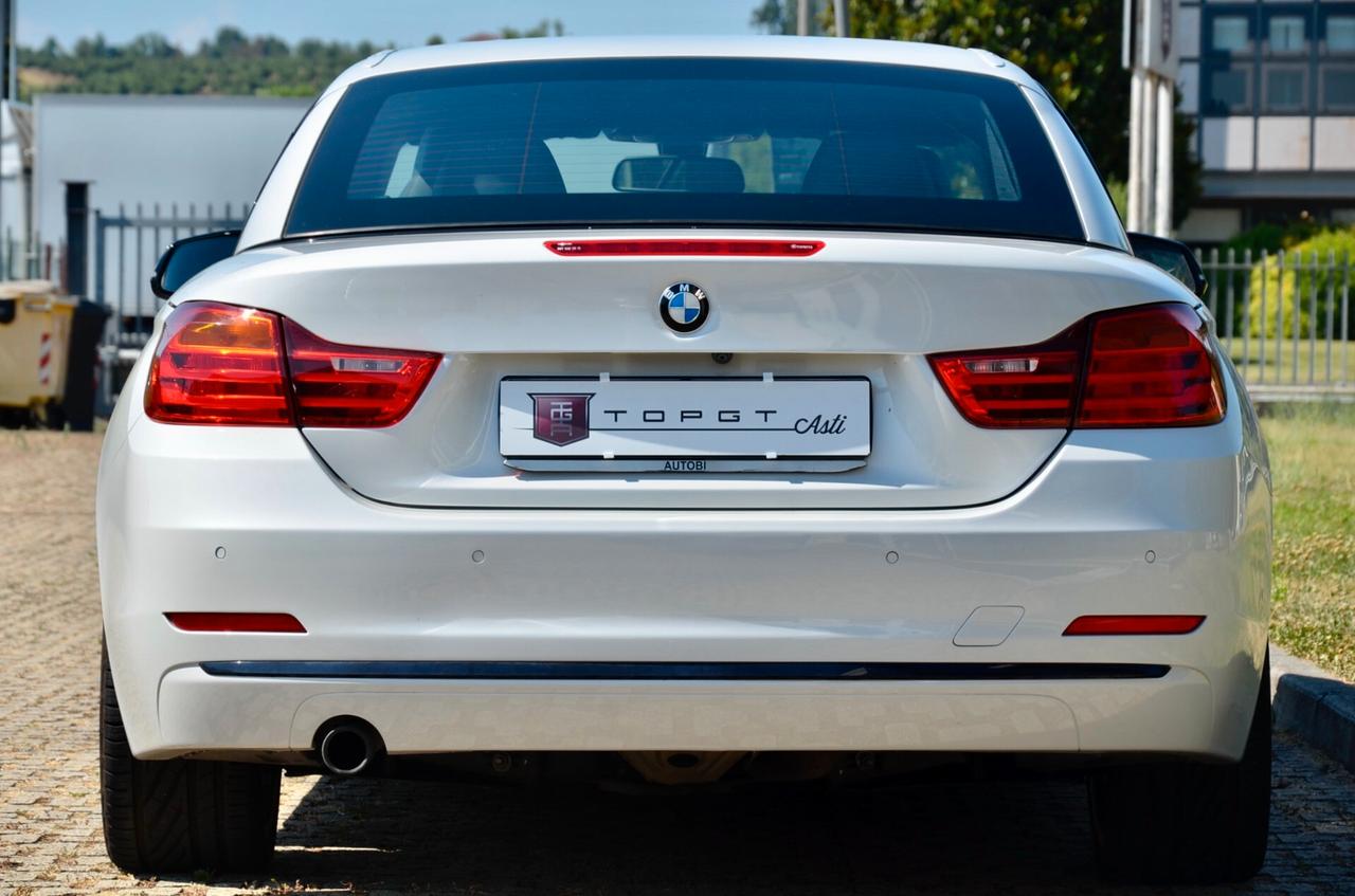 BMW 420d CABRIO SPORT 184cv AUTO, SERVICE UFF BMW, UFF ITALIANA, EURO 6B, NAVI, RETROCAMERA, FARI LED, PERMUTE