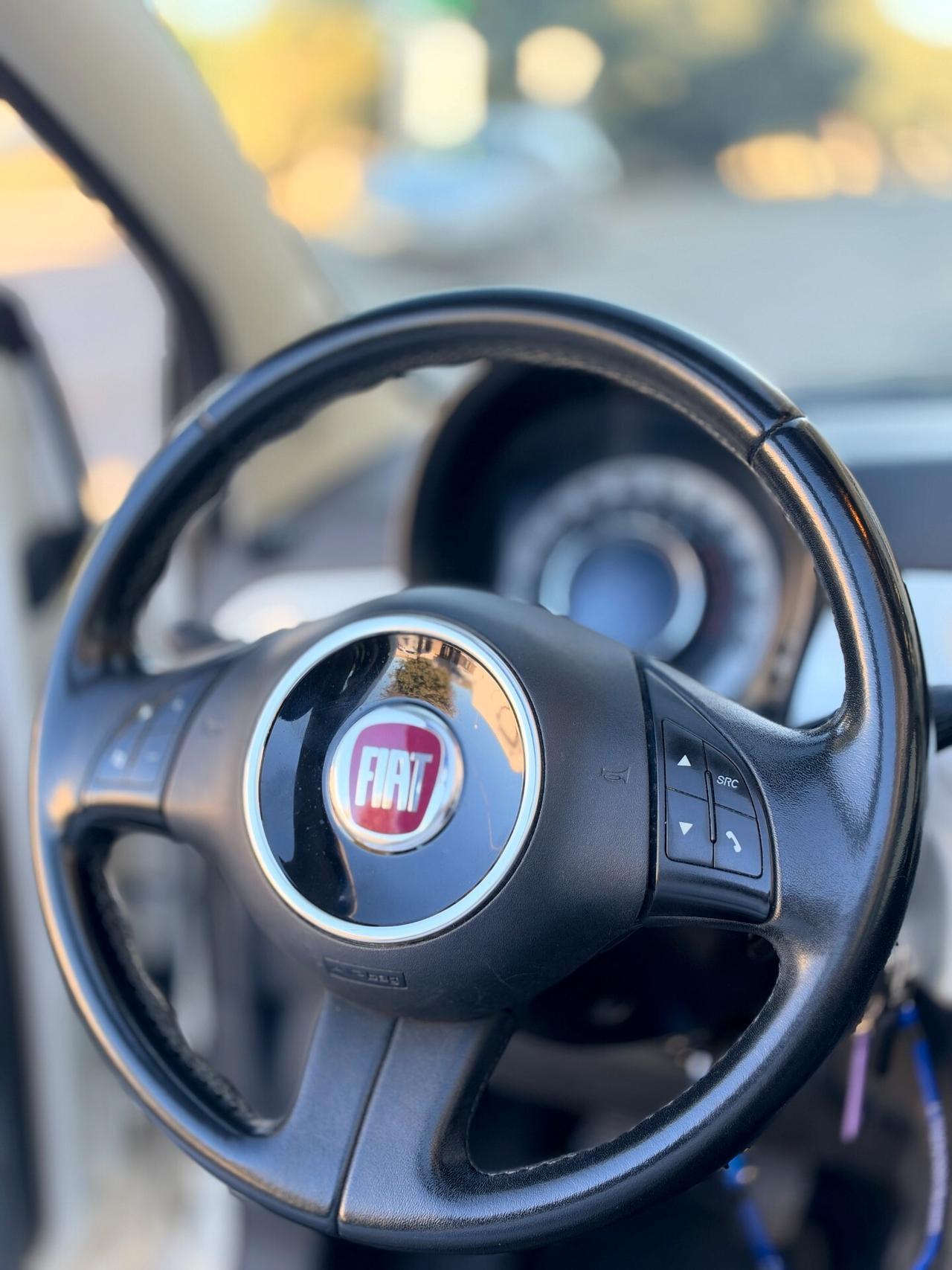 Fiat 500 1.2 CABRIO MODELLO Lounge 69cv ADATTA PER NEO PATENTATI,CON BLOCK SHAFT,USB,BLUETOOTH