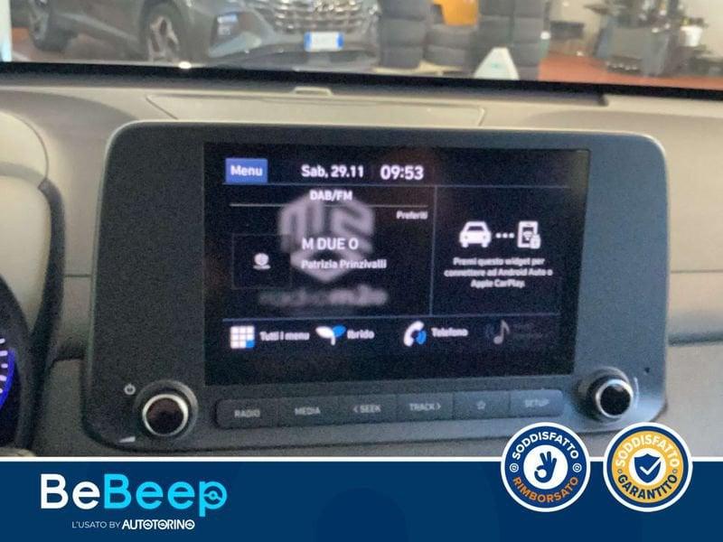 Hyundai Kona 1.6 GDI HEV XTECH 2WD 141CV DCT