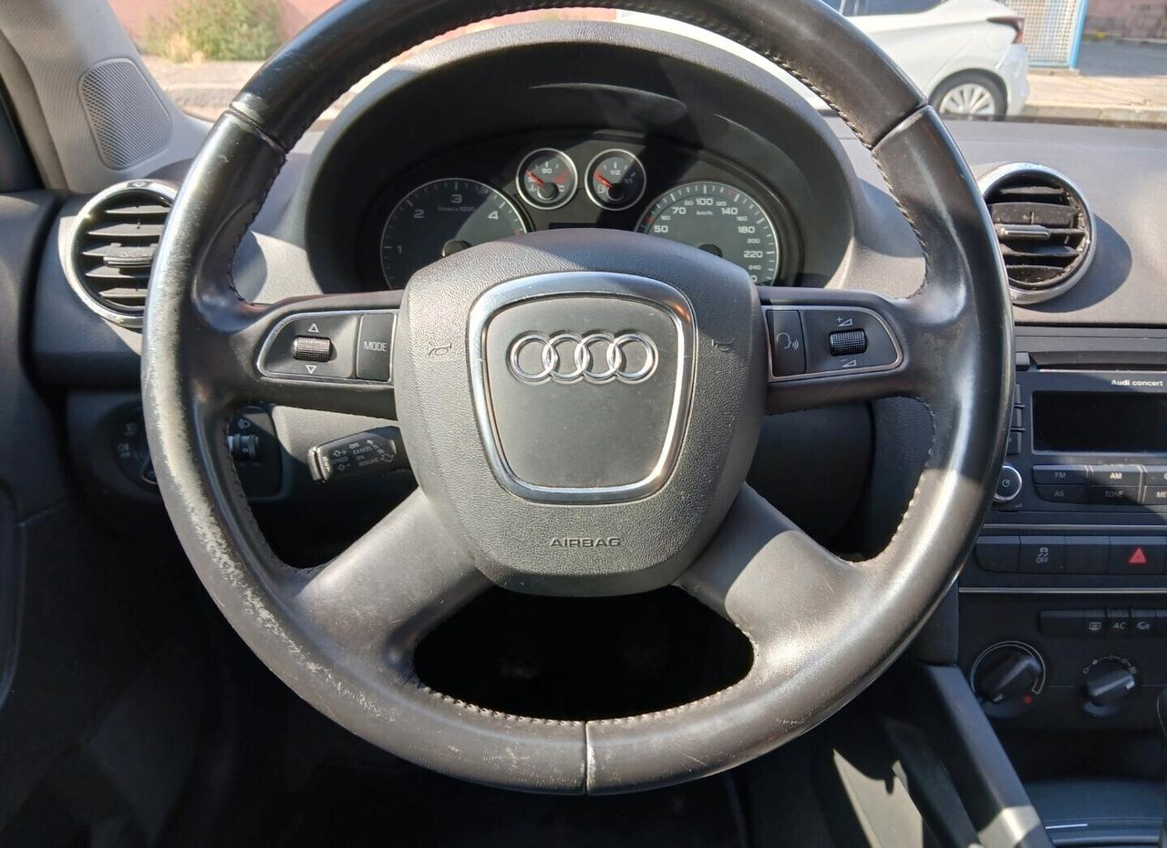 AUDI A3 1.600 TDI 90cv 5porte Km126.000