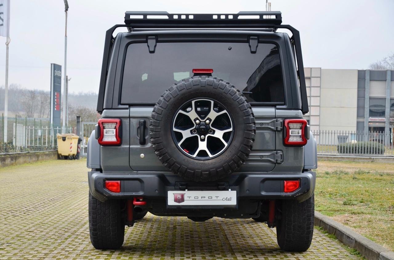JEEP WRANGLER UNLIMITED 2.2 MJT RUBICON 200cv AUTO, SERVICE CERTIFICATI, UFF ITALIANA, PORTAPACCHI, PERMUTE