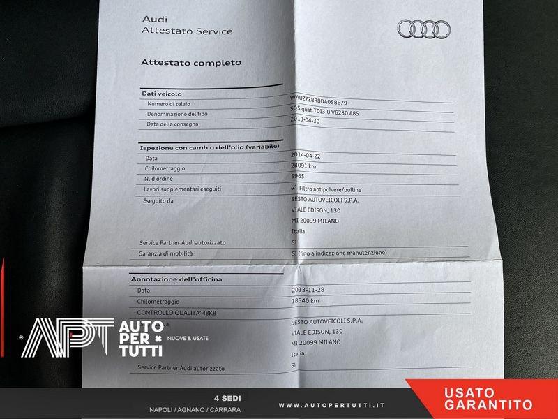 Audi Q5 SQ5 3.0 tdi biturbo quattro tiptronic