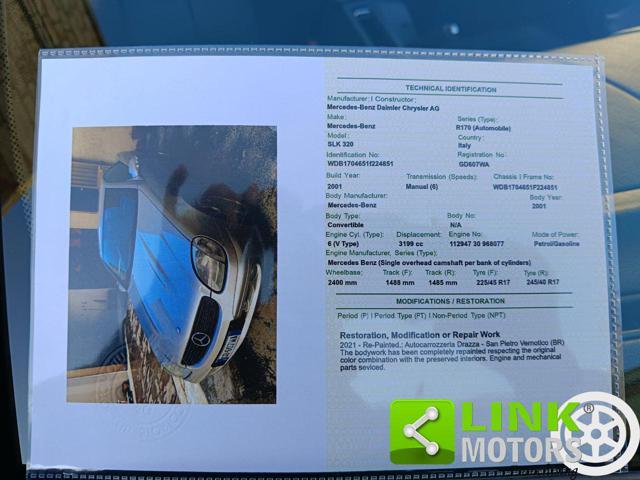 MERCEDES-BENZ SLK 320 cat 218CV ASI TARGA ORO