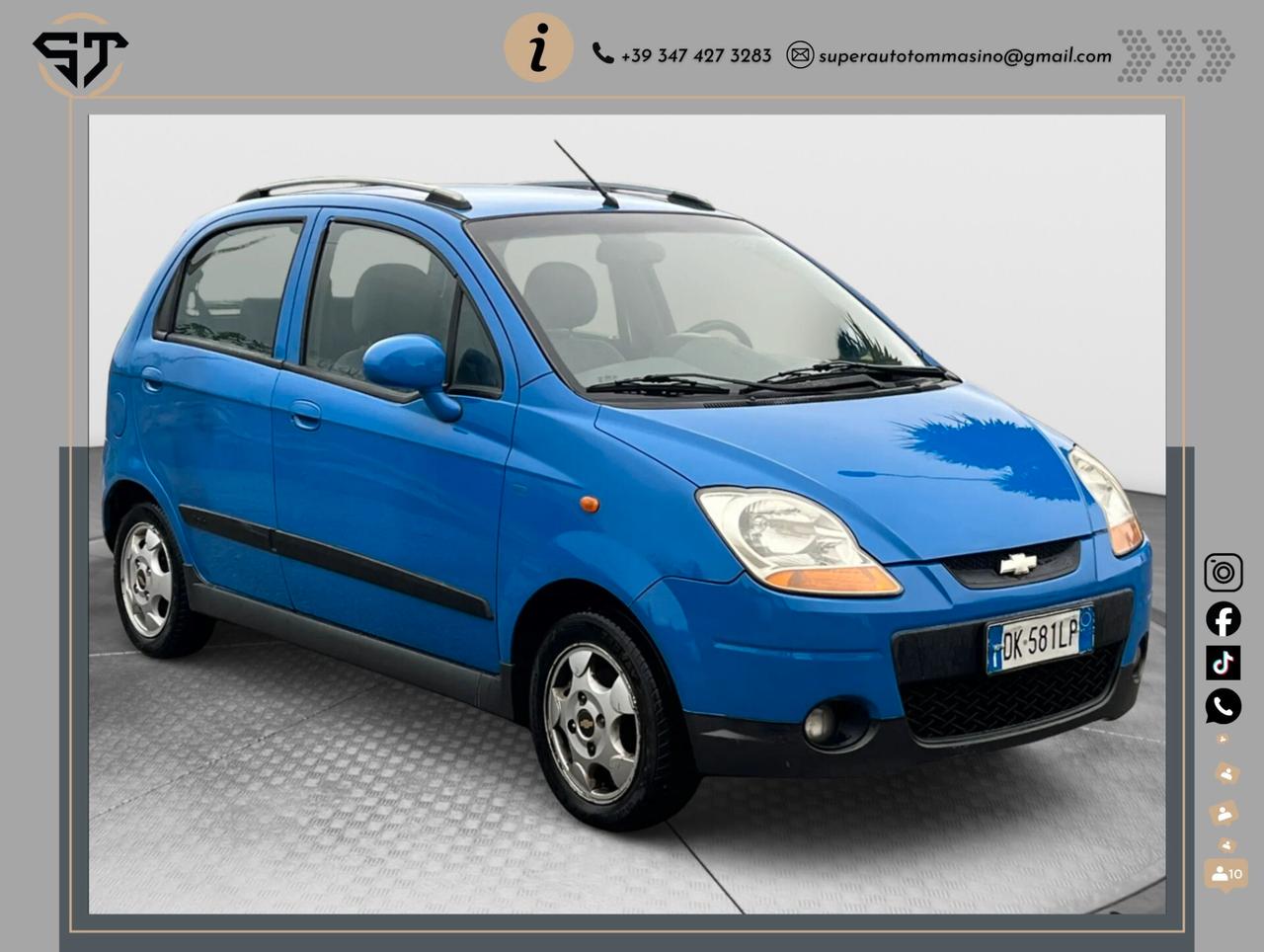 Chevrolet Matiz 800 SE Planet GPL Eco Logic