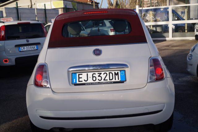 FIAT 500C C 1.2 Lounge TETTO IN TELA ROSSA