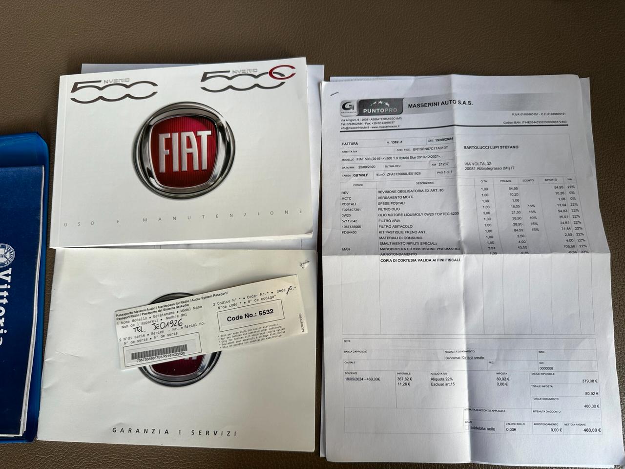Fiat 500 1.0 Hybrid Rockstar
