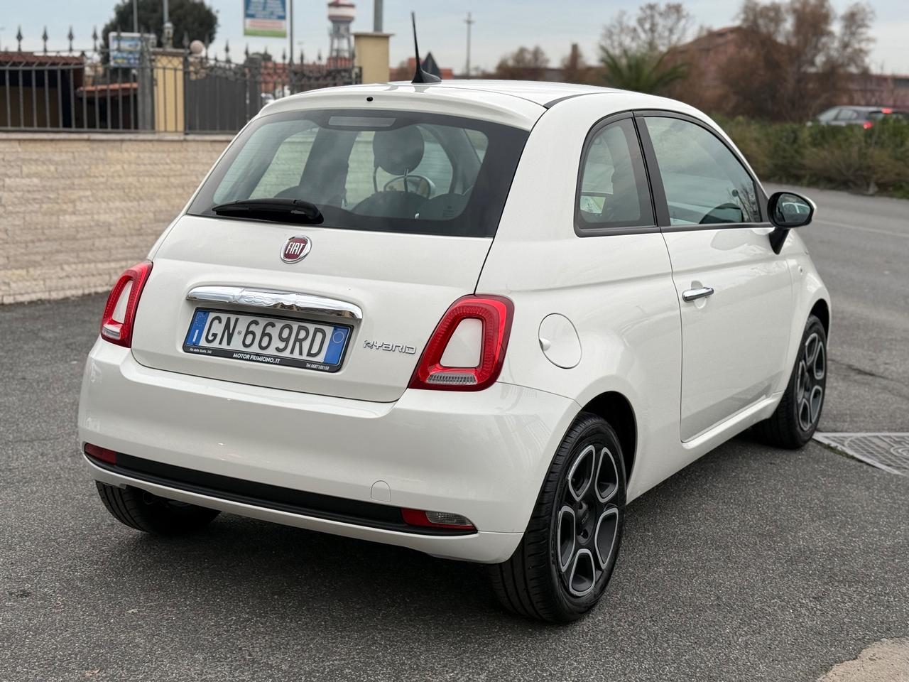FIAT 500 1.0 hybrid Club 70cv Bianco Gelato Uff. Fiat
