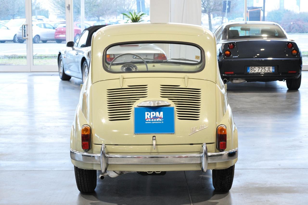 Fiat 600 tipo 100 633cc targhe nere ottima