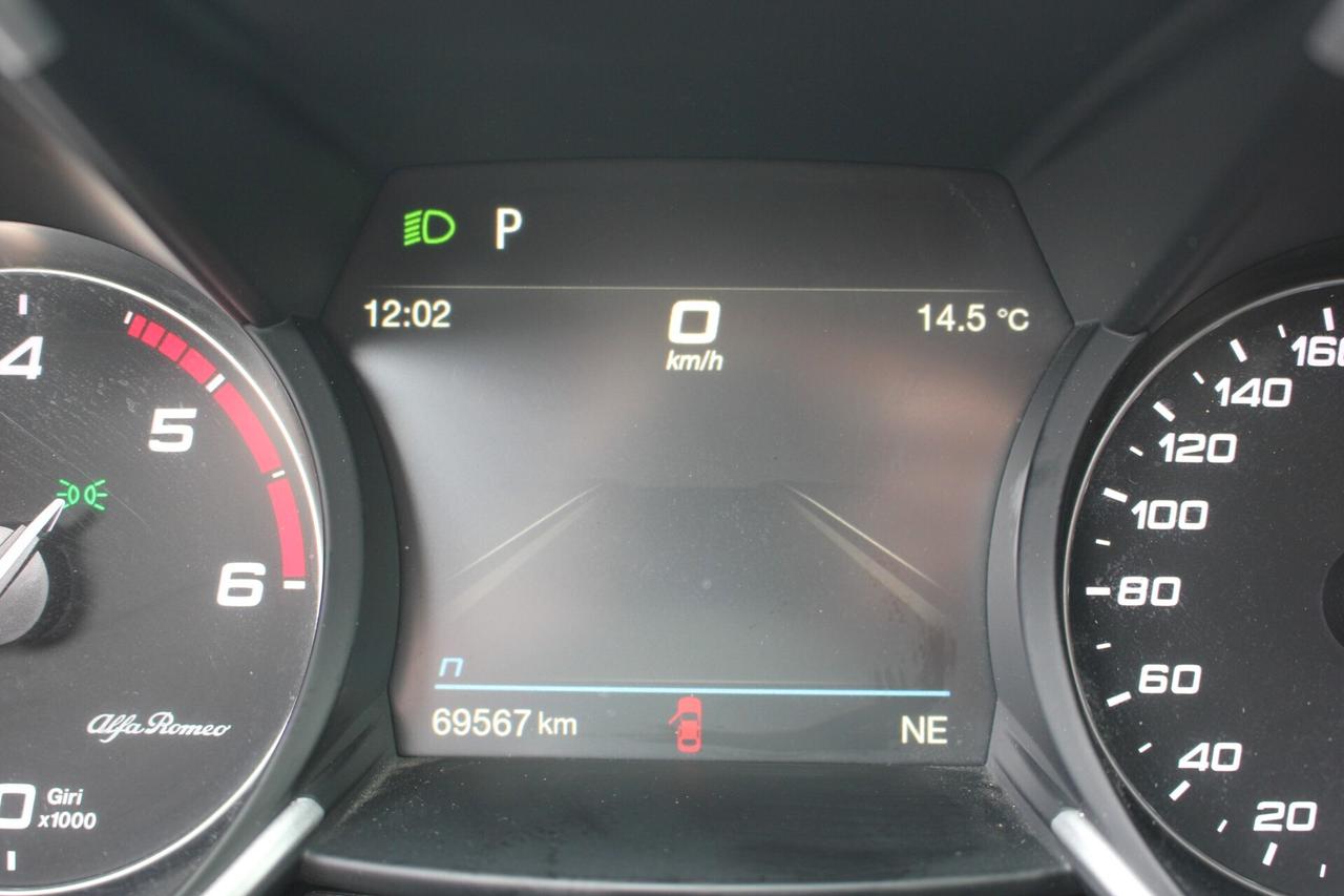 ALFA ROMEO GIULIA 2.2 190cv EAT8 PADDLE VOLANTE *PREZZO VERO* UNIPRO- TAGLIANDO ALFA ROMEO