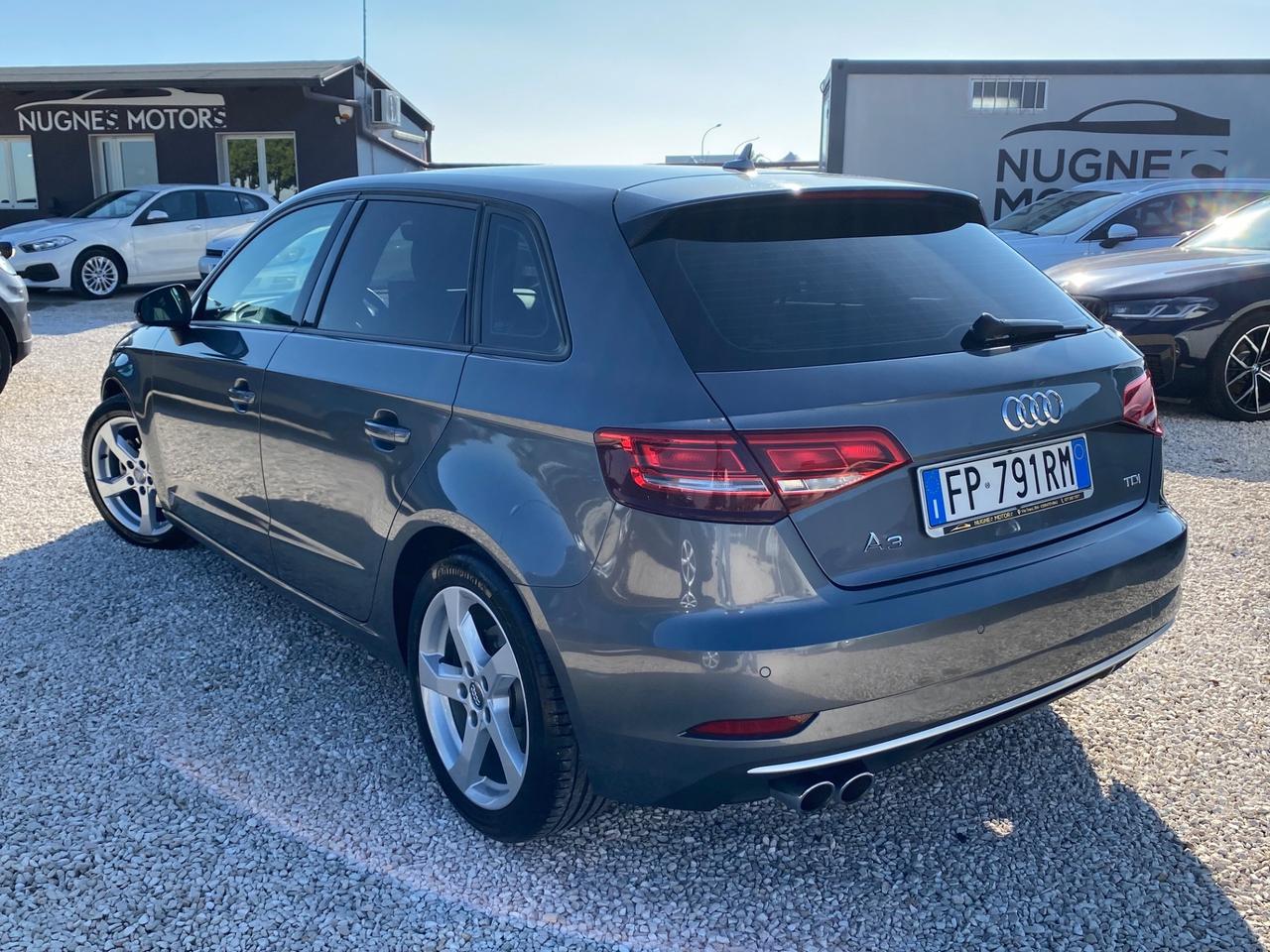 Audi A3 SPB 2.0 TDI S tronic Sport 150CV UNICO PROPIETARIO