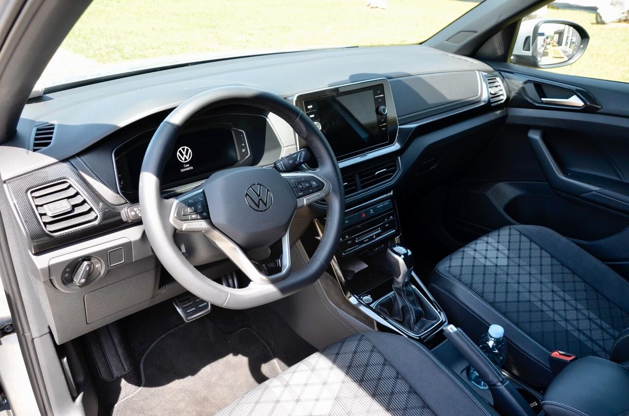 VW T-CROSS 1.0 TSI R-LINE 115cv DSG, UNICOPROPRIETARIO, GARANZIA UFF VW, EURO 6E, AUTO PARI AL NUOVO, UFF ITALIANA, IQ LED, PERMUTE