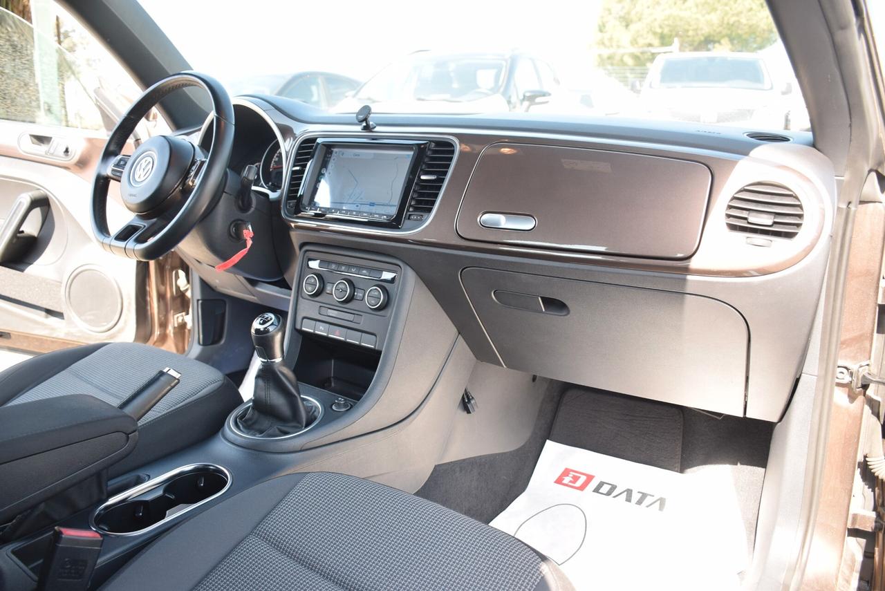 Volkswagen Maggiolino 1.6TDI 105CV NAV ANDROID CARPLAY SENSORI CRUISE BT OK NEOPATENTATI