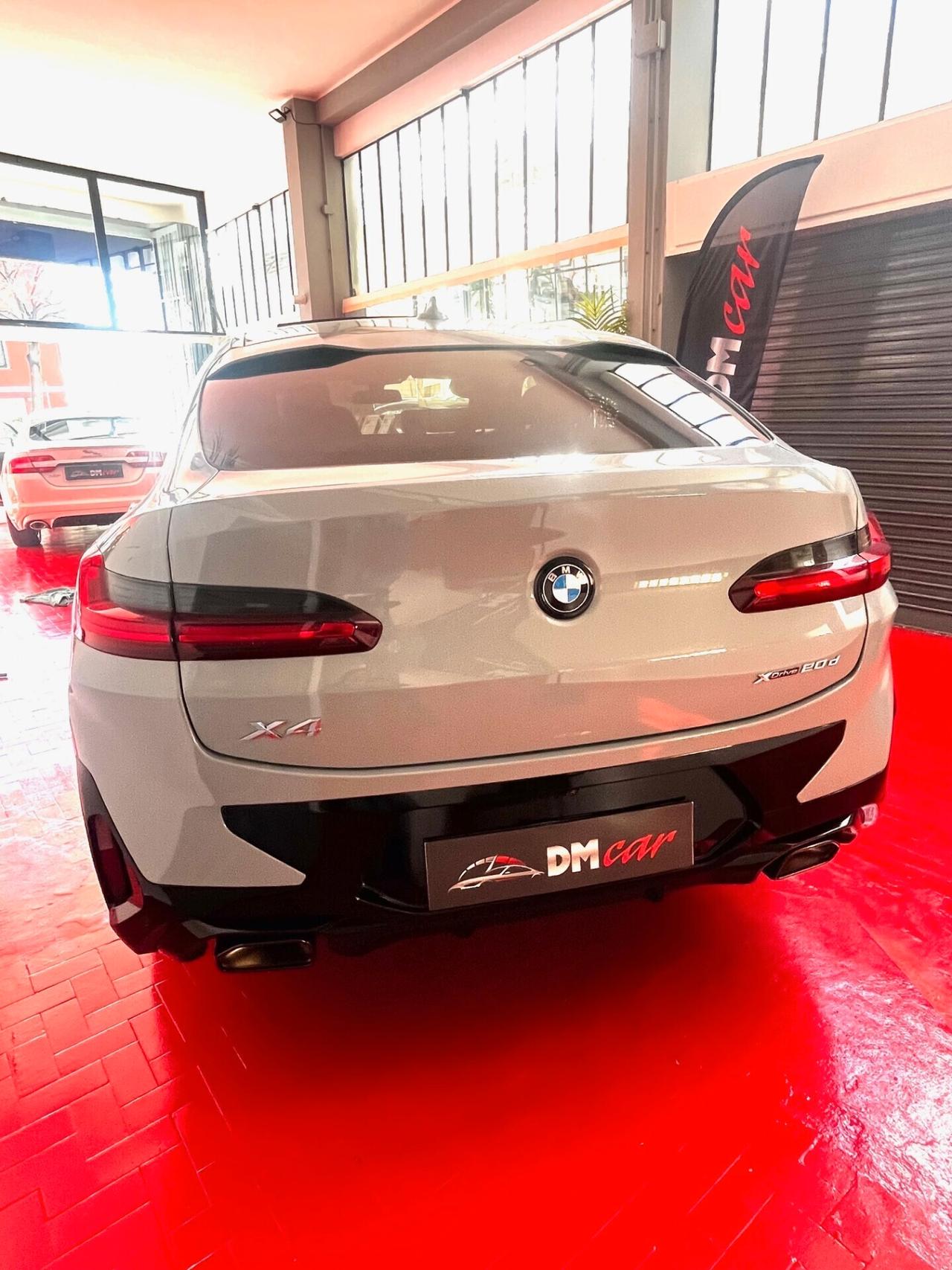 BMW X4 X-DRIVE 2.0d mhev 48V MSPORT TETTO NAVI CERCHI VIRTUAL TELECAMERA 360 GRADI
