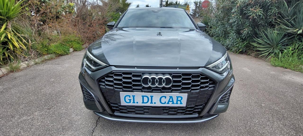 A3 SPB 4.0 TSI S-LINE AUTOMATICA ELETTRICA IBRIDA BENZINA 150 CV NAVI LEGA COCKPIT VIRTUAL