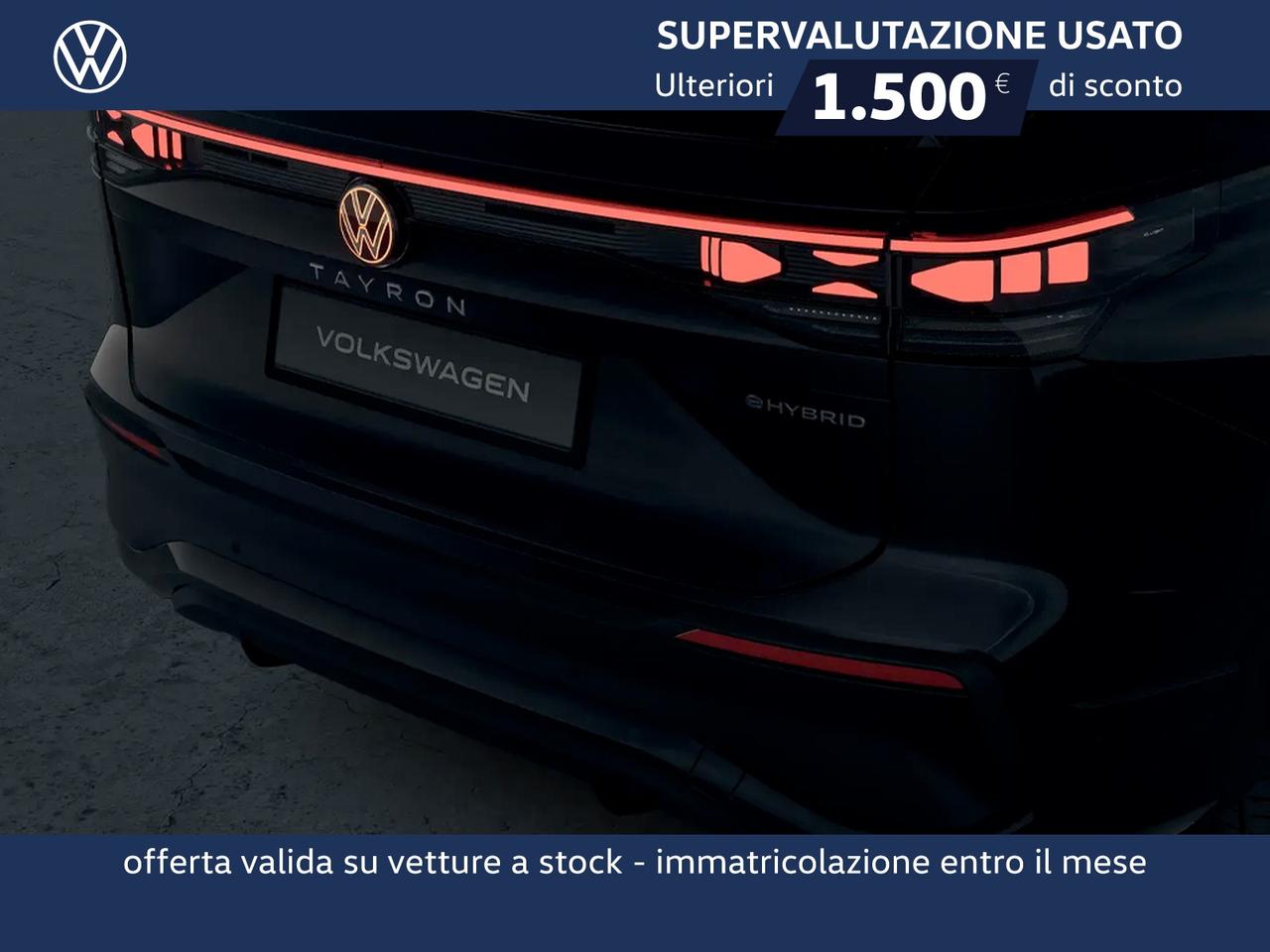 Volkswagen Tayron 1.5 tsi ehybrid edition plus 204cv dsg