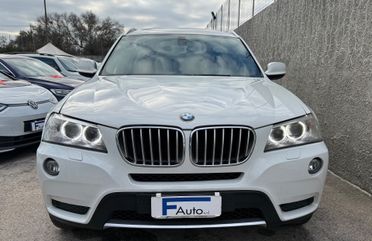 Bmw X3 xDrive 30d,TETTO PANORAMICO APRIBILE,pelle Bordeaux,Xeno+Led,Bluetooth,ecc.