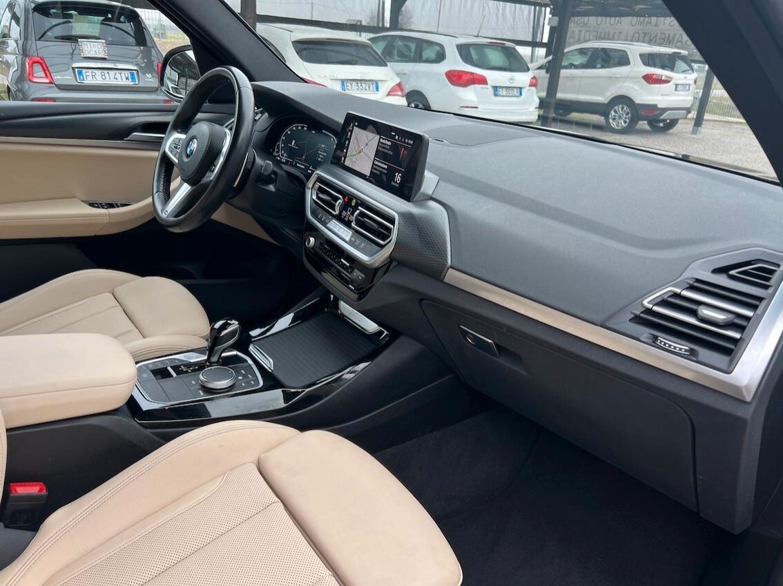 BMW X3 xdrive20d mhev 48V Msport auto UNICO PROPRIETARIO