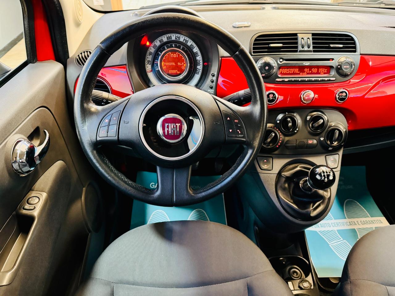 Fiat 500 Lounge 1.2 Benz 69Cv Sensori Parc. / Comandi al volante