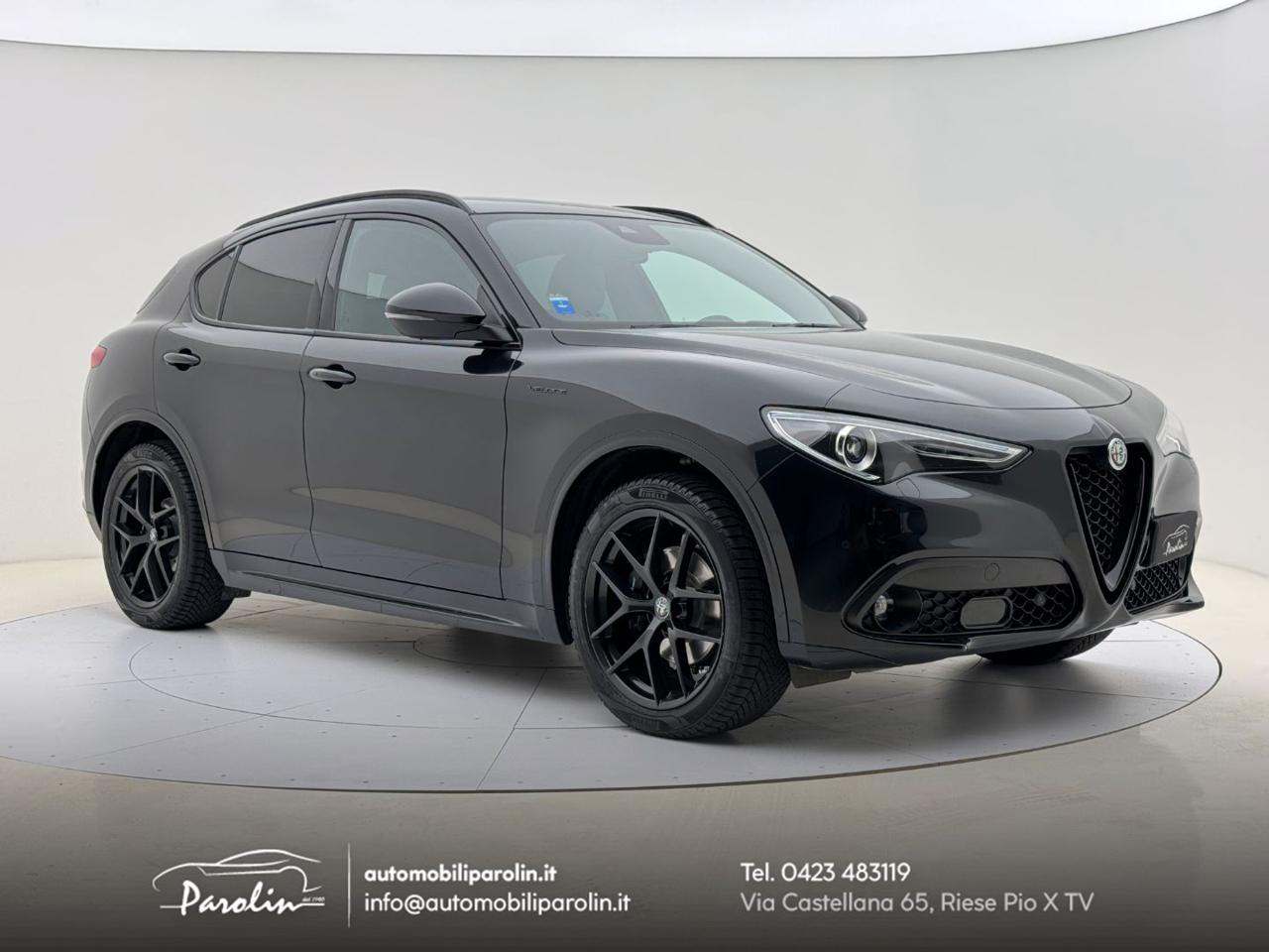 ALFA ROMEO Stelvio 2.2 Turbodiesel 210 CV AT8 Q4 Veloce total Black
