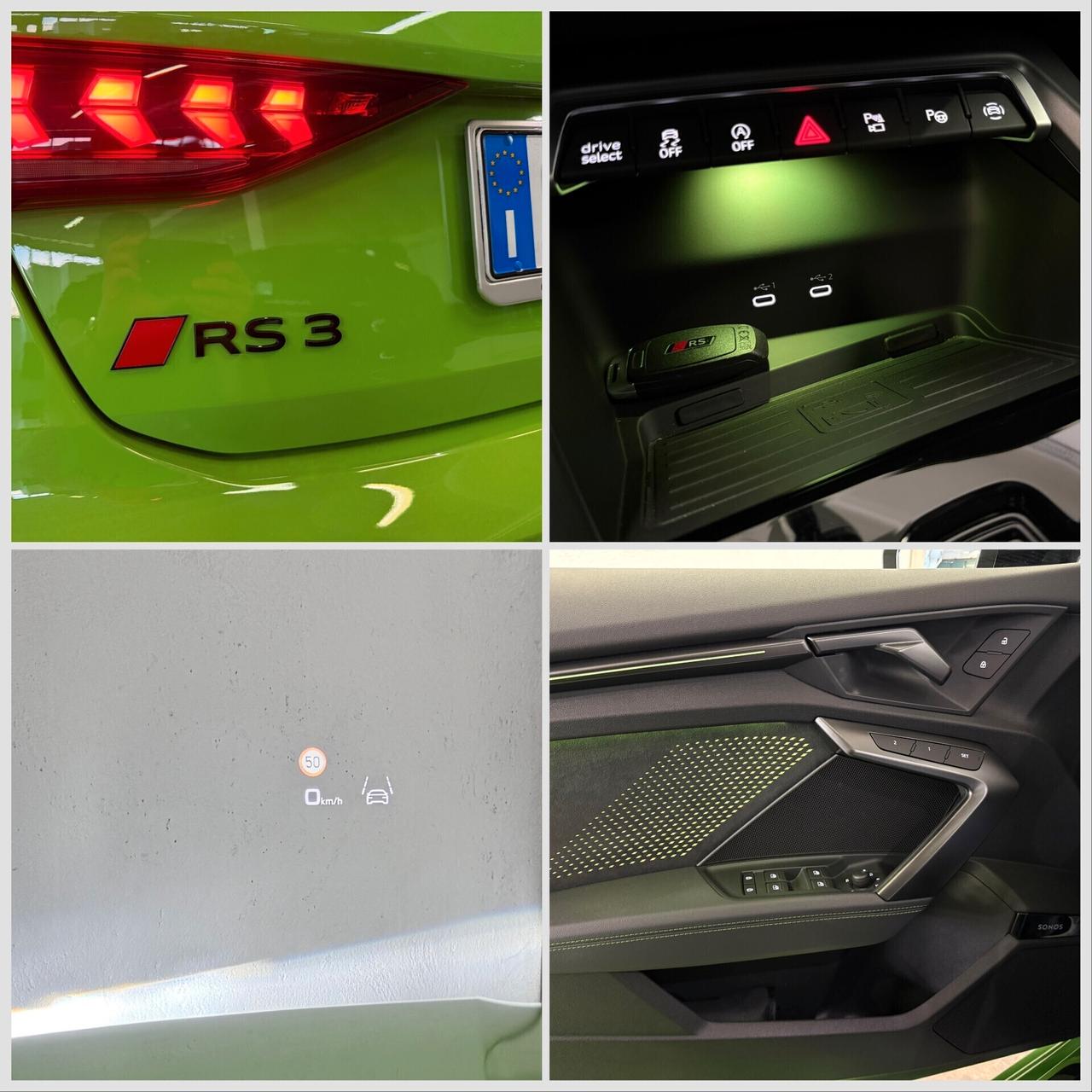 Audi RS3 Tfsi Quattro S-Tronic ITALIANA - Tetto NO vincoli