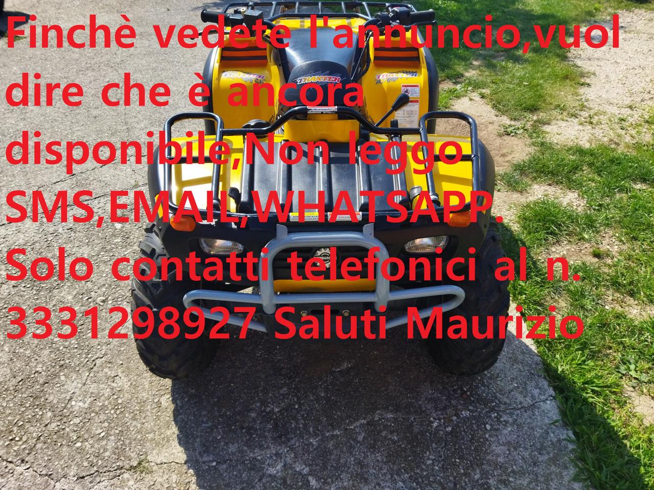 Bombarder quad Traxter 500 4x4 ridotte retro