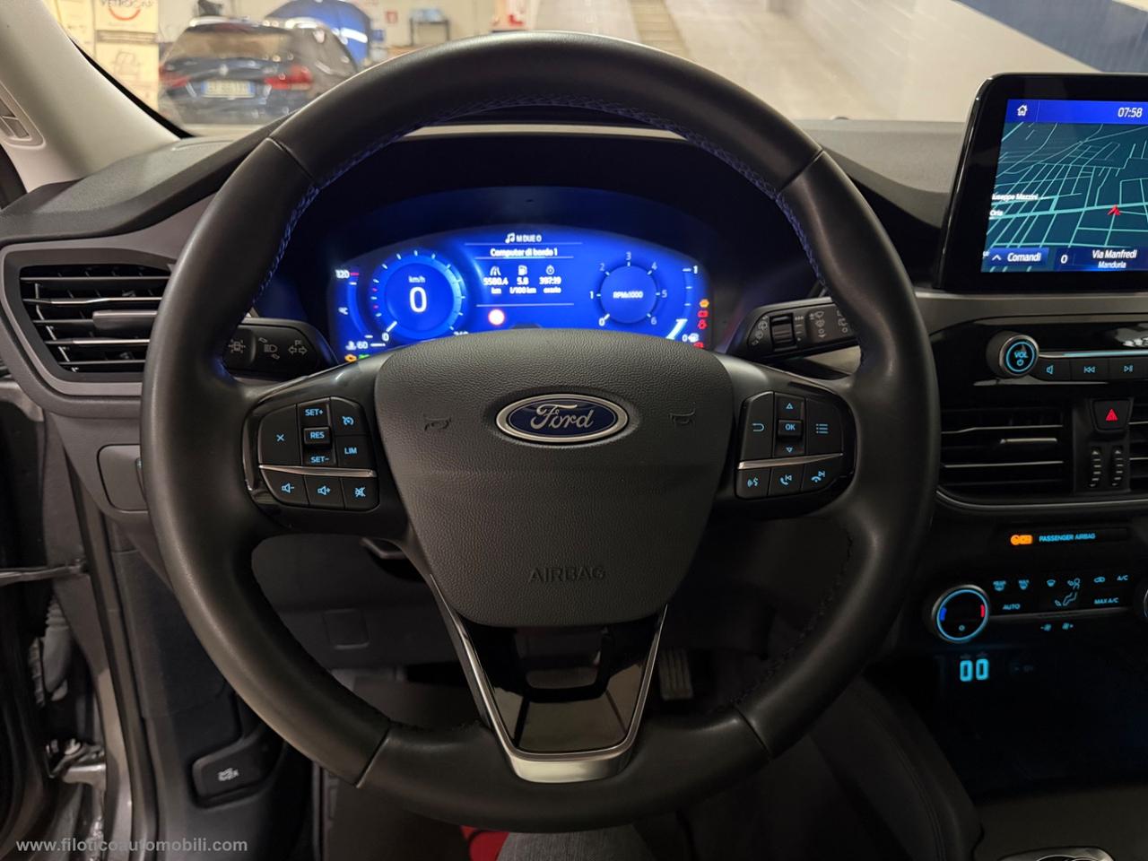 FORD Kuga 1.5 EcoBlue 120 CV aut. 2WD TITANIUM KM CERTIFICATI 38.209 - PARCHEGGIO AUTO FULL