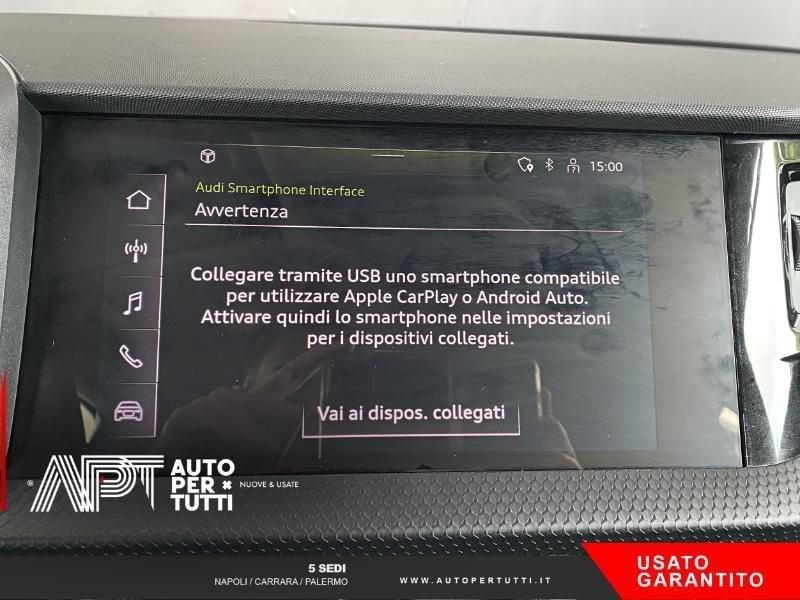 Audi A1 A1 Sportback 30 1.0 tfsi Admired Advanced 110cv s-