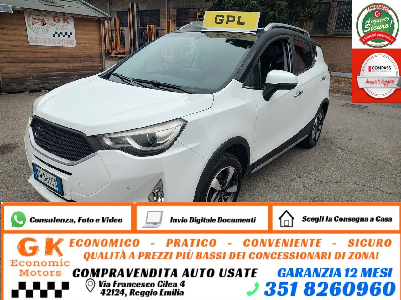 Dr DR4 Sport 1.6 Bi-Fuel GPL, TELECAMERE 360°, OK NEOPATENTATI, GARANZIA L.12 MESI