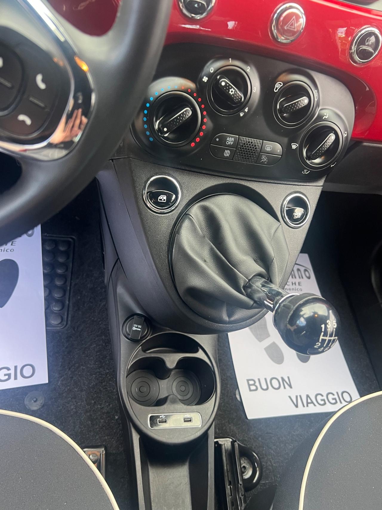 Fiat 500 1.0 Hybrid Red