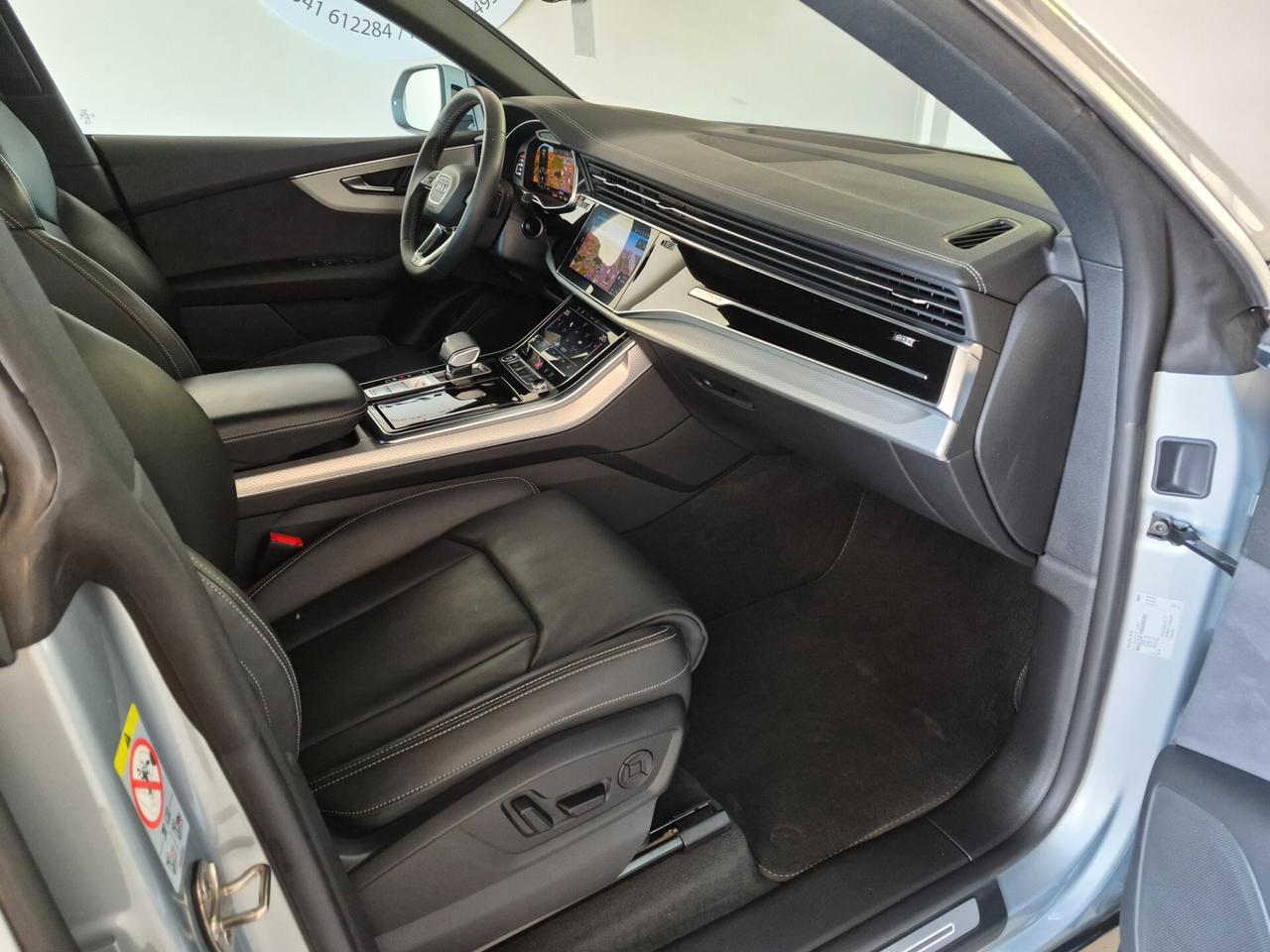 Audi Q8 45 TDI S LINE QUATTRO TIPTRONIC SOSPENSIONI ADATTIVE LASER C.21" APPLE CAR PLAY/ANDROID AUTO LUCI AMBIENTE PLUS 360°