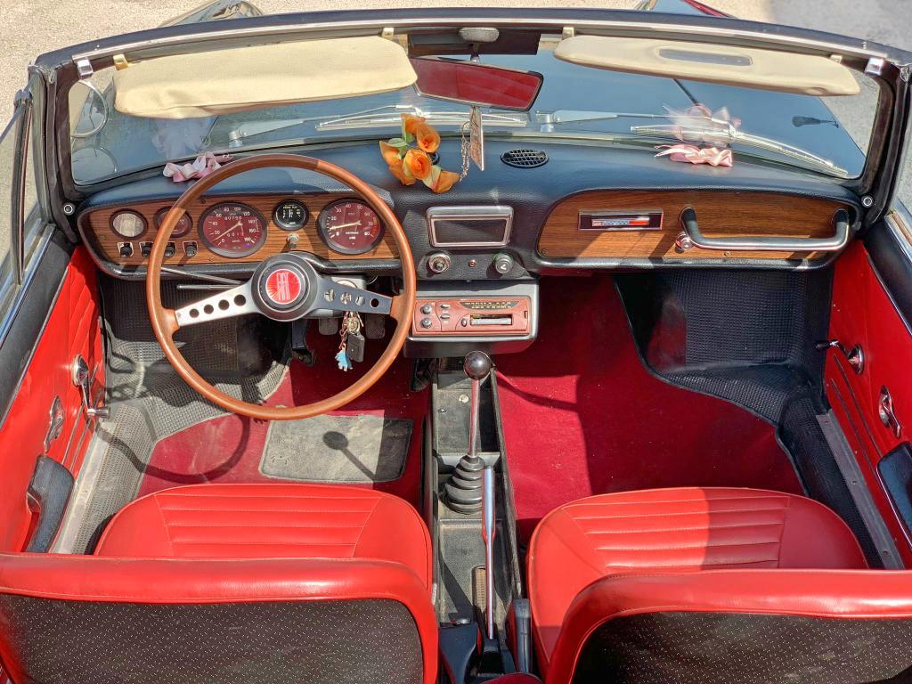 Fiat 850 SPIDER SPORT targa oro Asi