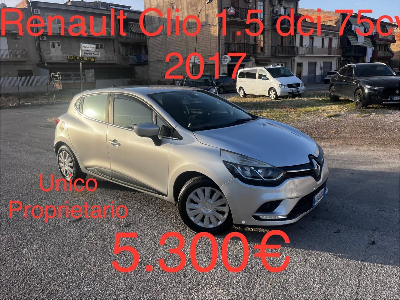 Renault Clio 1.5 cdi 75cv 2017 2017 Uniproprietario