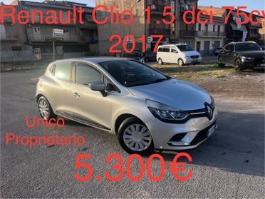 Renault Clio 1.5 cdi 75cv 2017 2017 Uniproprietario