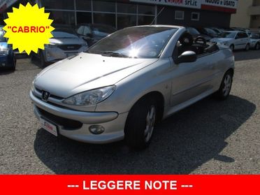 PEUGEOT 206 cc 1.6 16v Quiksilver - CABRIO - "LEGGERE NOTE"