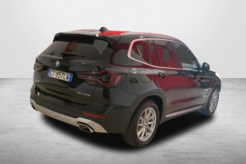 BMW X3 20D 190CV STEPTRONIC 48V X-DRIVE BUSINESS ADVANTAGE ( FARI LED - BMW DIGITAL COCKPIT - PELLE - CLIMA TRIZONA - NAVI - MIRROR - PARK ASSISTANT - TELECAMERA POST. - CERCHI 18 )