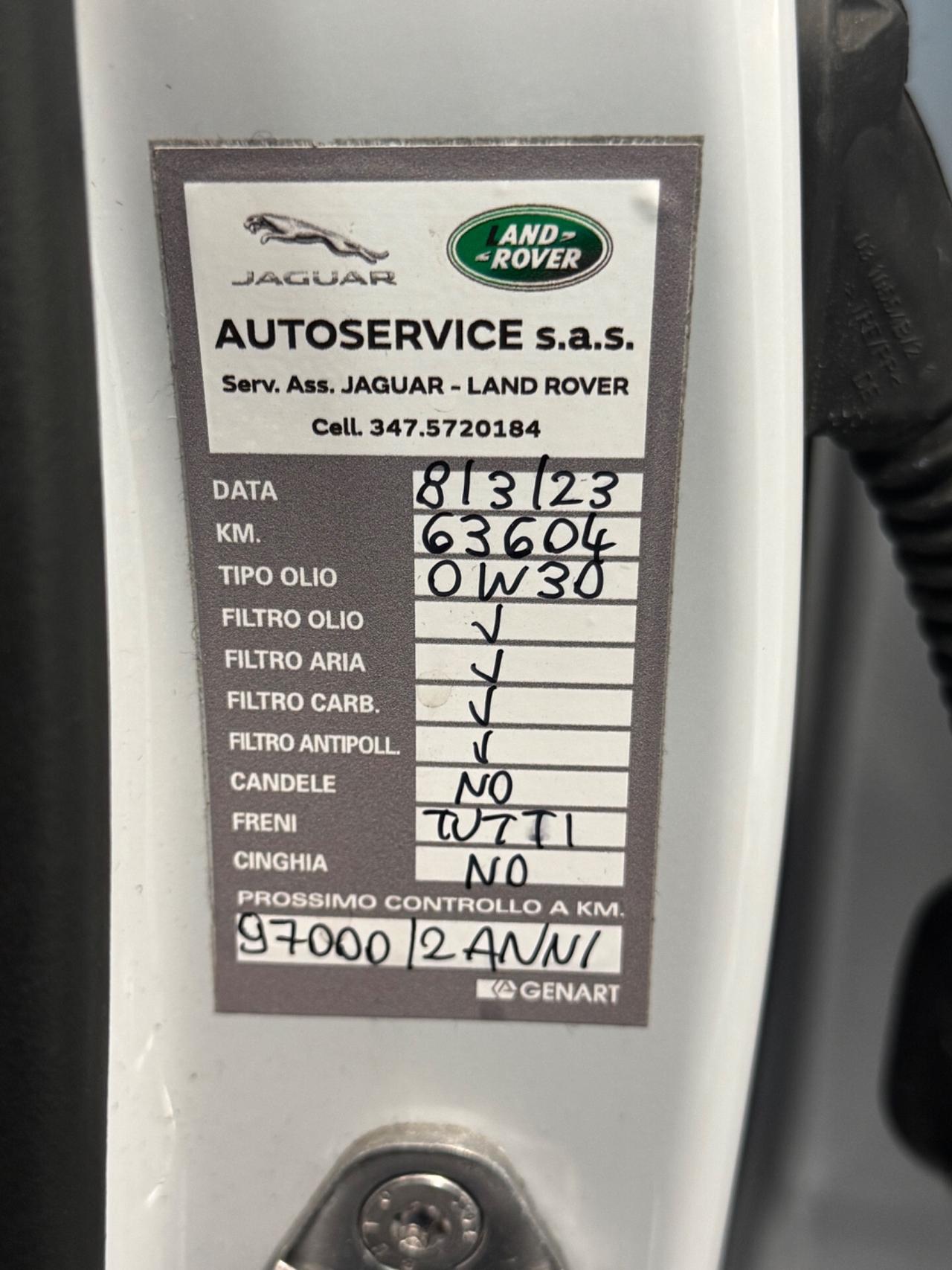 Jaguar E-Pace 2.0D 180 CV AWD R-Dynamic HSE Tetto