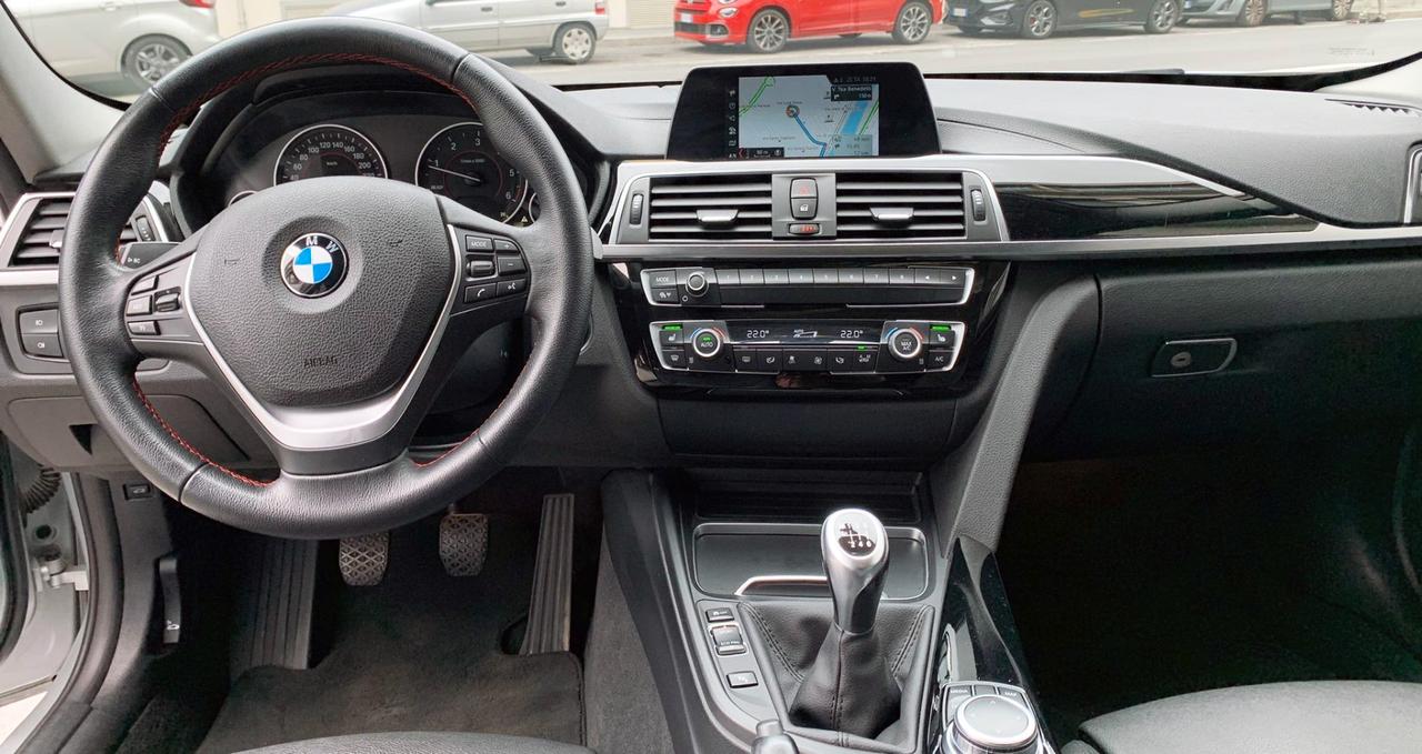 BMW 318d SW 150 CV TETTO APRIBILE INTERNI IN PELLE SEDILI RISCALDATI ED ELETTRICI