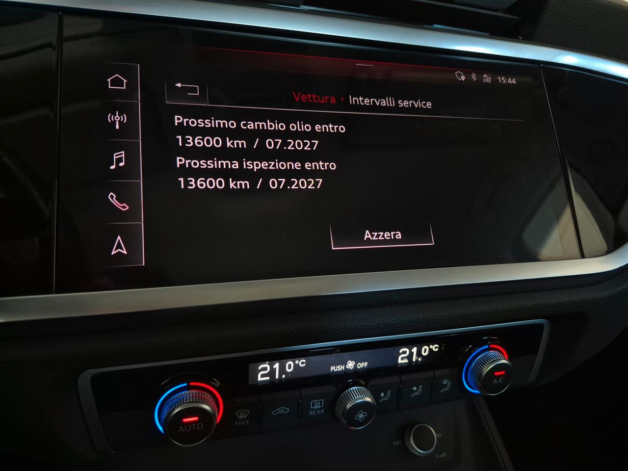 Audi Q3 SPORTBACK 35 TDI S LINE S-TRONIC IDENTITY BLACK LED NAVI CARPLAY WIRELESS C.19" 1 PROPRIETARIO