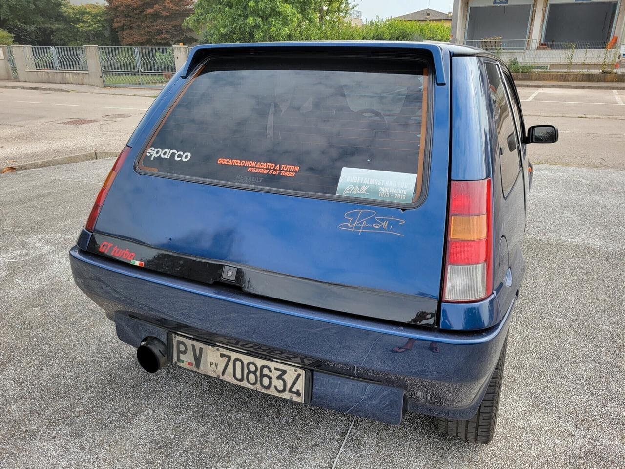 Renault R 5 GT turbo 1.4cc 120cv