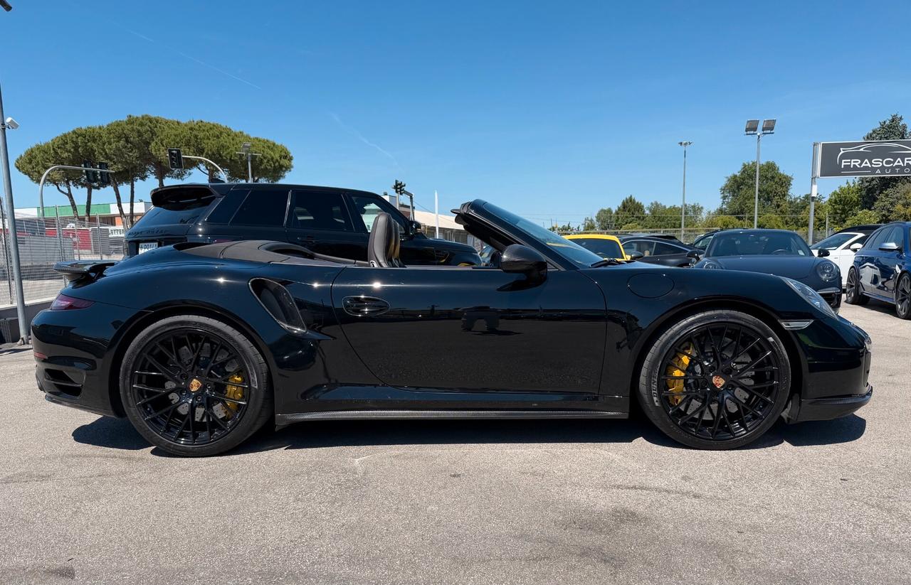 Porsche 911 3.8 Turbo S Cabriolet/fantastica/carbonio/km doc.