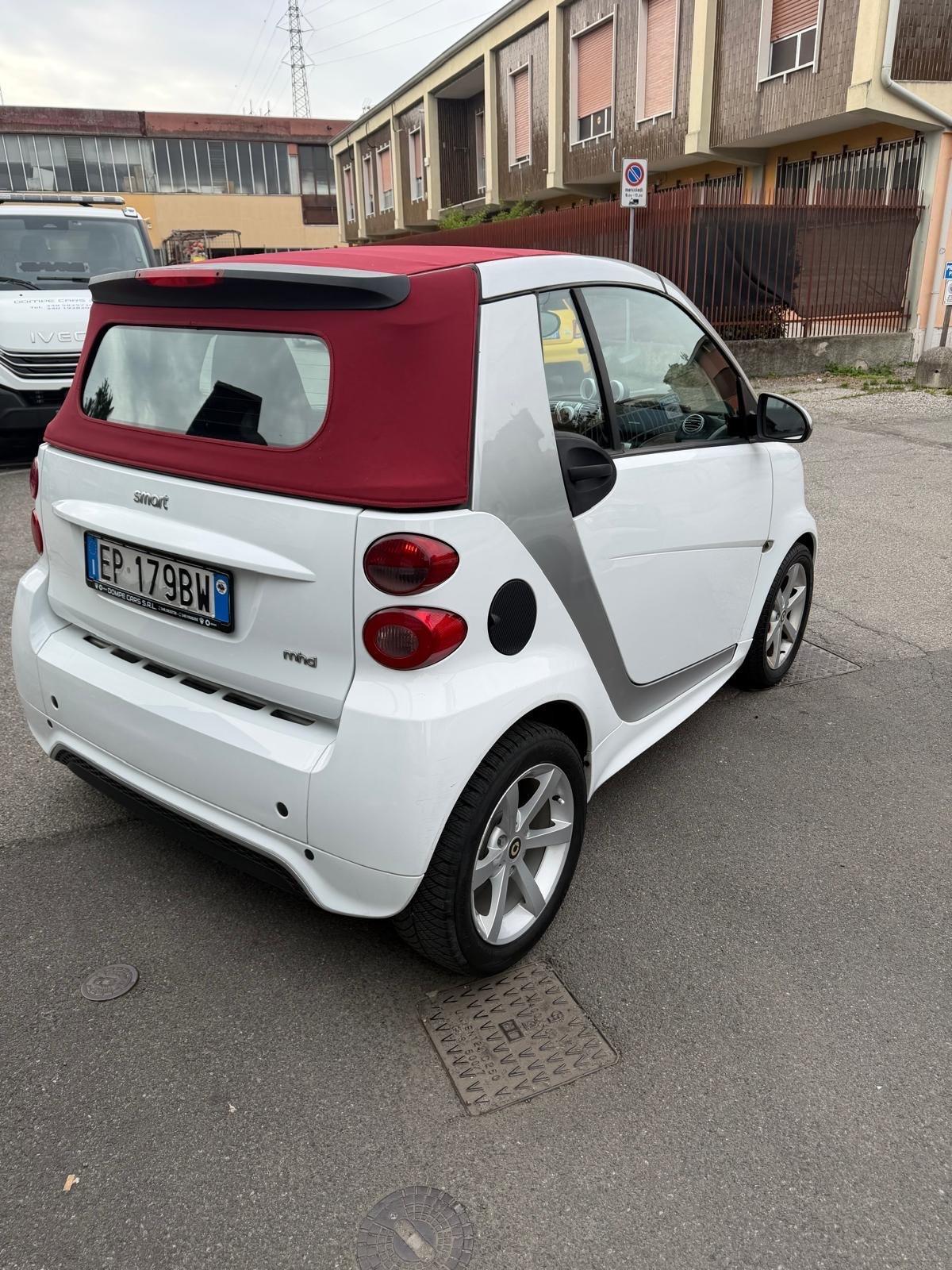 Smart 451 benzina 71cv 52kw neo patentato servosterzo cabrio