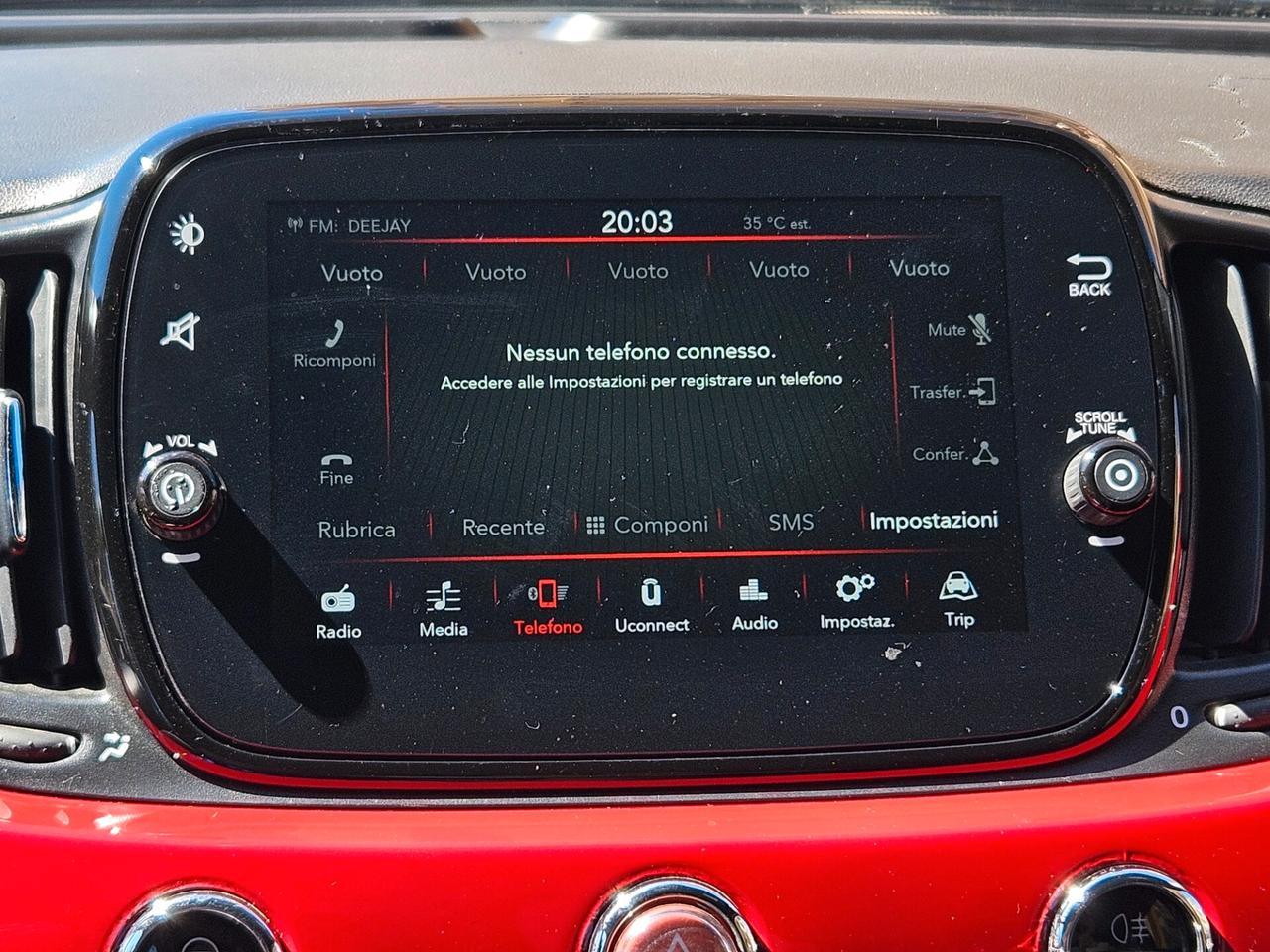 FIAT 500 1000 LOUNGE 65000 CHILOMETRI CERTIFICATI