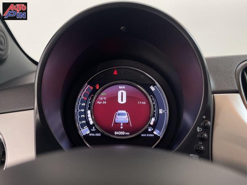 FIAT 500 1.2 EasyPower Star Cerchi 16*Display*Tetto