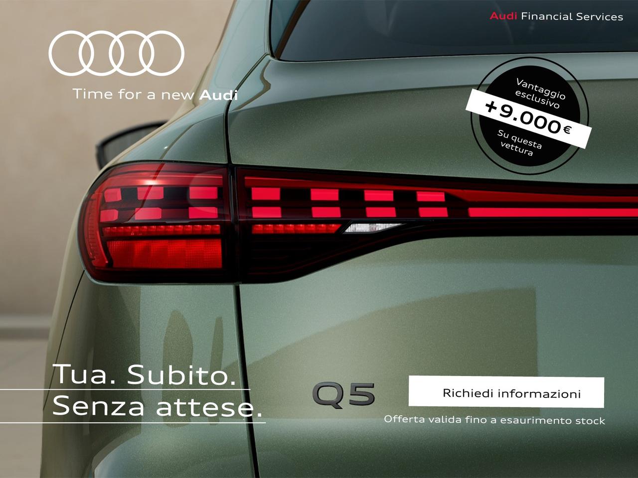 Audi Q5 sportback 2.0 tdi mhev+ s line edition quattro 204cv s-tronic