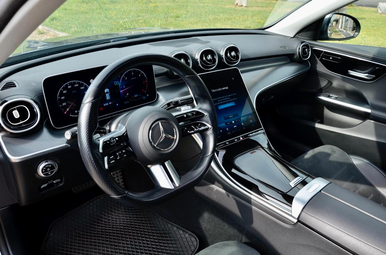 MERCEDES-BENZ C22Od MILD HYBRID PREMIUM AMG LINE 200cv AUTO, UNICO UTILIZZATORE, EURO 6D, TETTO, RETROCAMERA, NAVI, LUCI AMBIENTE, PERMUTE