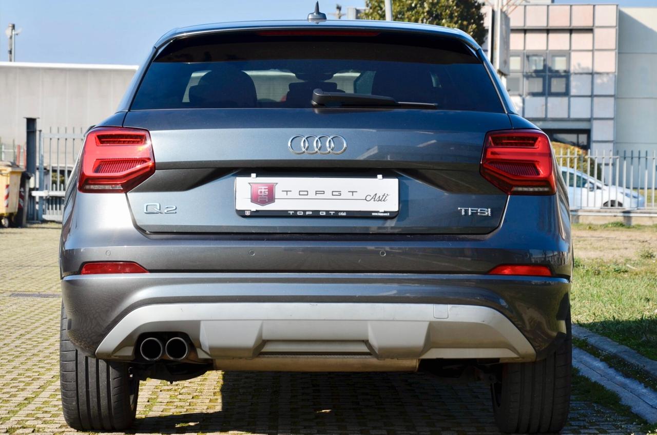 AUDI Q2 1.4 TFSI S-LINE INT+EXT 150cv S-TRONIC, UNICOPROPRIETARIO, UFF ITALIANA, FULL LED, NAVI, PERMUTE