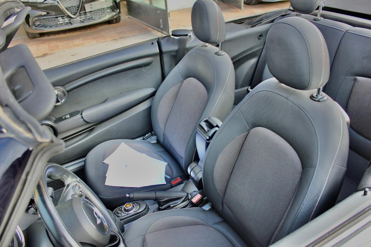 Mini Cooper Cabrio 1.5 STEPTRONIC 136CV SEDILI SPORT ANTRACITE NAVI PLUS