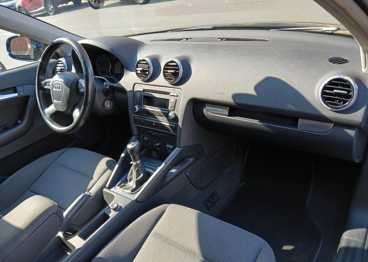 AUDI A3 1.600 TDI 90cv 5porte Km126.000