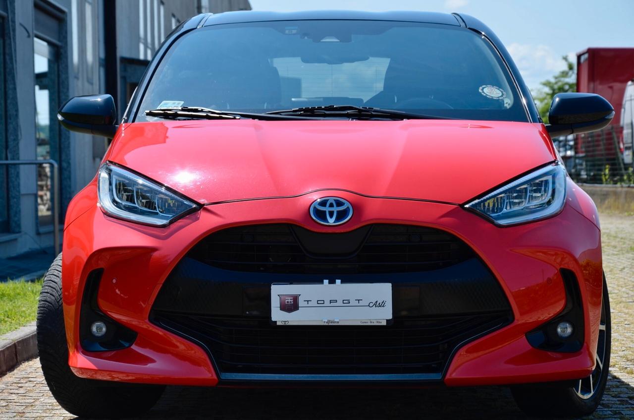 TOYOTA YARIS 1.5h PREMIERE CVT 92cv, SERVICE UFF TOYOTA, UFF ITALIANA, EURO 6D, APPLE ANDROID, NAVI, PERMUTE